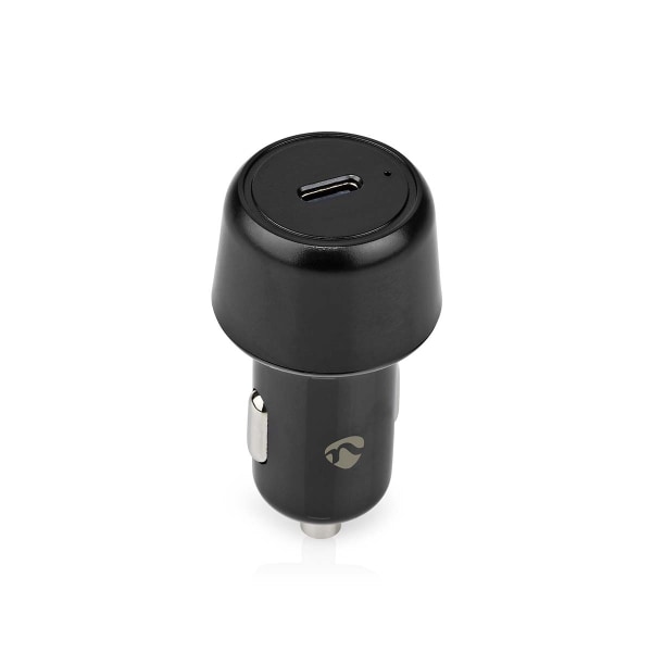 Billaddare | 30 W | 2.0 / 3.0 A | Antal utgångar: 1 | Port typ: USB-C™ | Automatiskt val av Spänning Svart