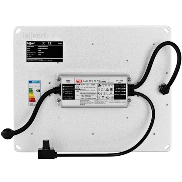 Plant Growth Grow Lamp Full Spectrum 30 x 24 cm 234 LED 110 W Sølv