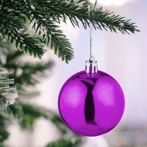 Julgranskulor set, 100 glänsande prydnader