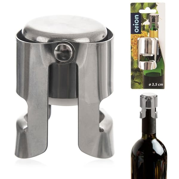 Vinprop i rustfrit stål til mousserende vin