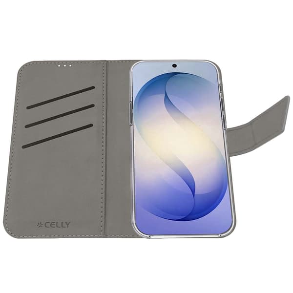 Celly Wally Pung-etui til Samsung Galaxy S26 FE 5G, Sort, 3 Kortpladser
