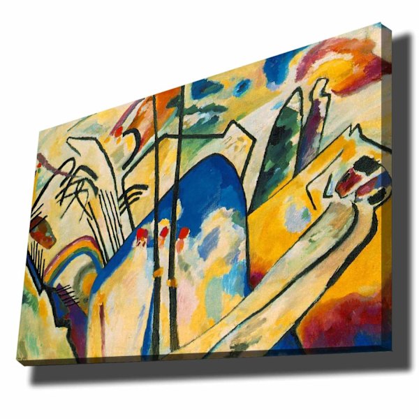 Dekorativ canvasmålning 70100KANDINSKY007