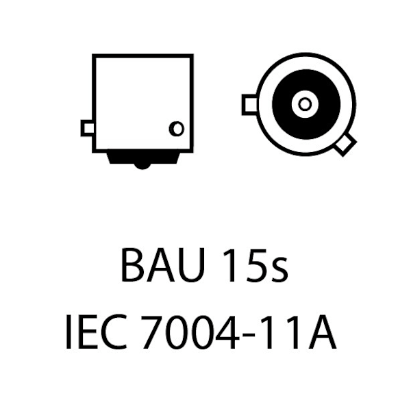 EPL160 BAU15S PY21W 135SMD 4014 Canbus Amber 2 kpl