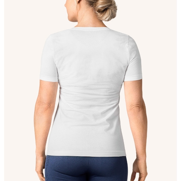SVENSK POSTURE Alignment T-shirt Cotton XS Damer Hvid