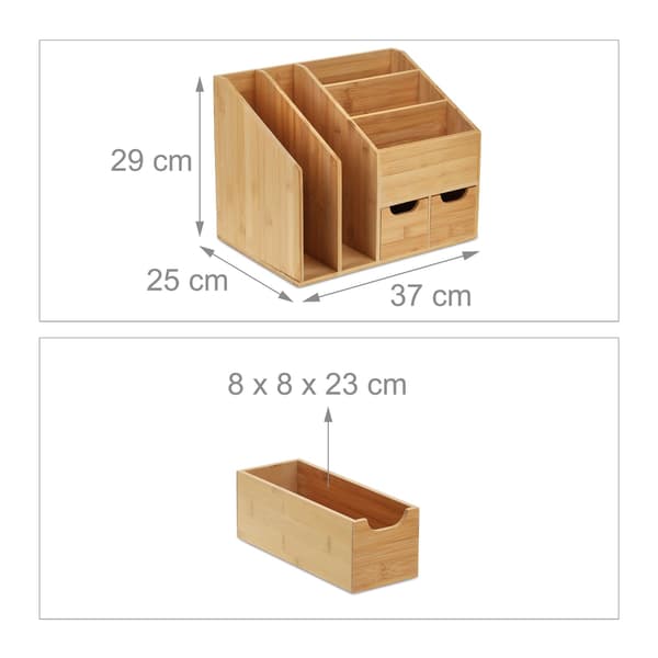 Bamboo Desk Organizer
