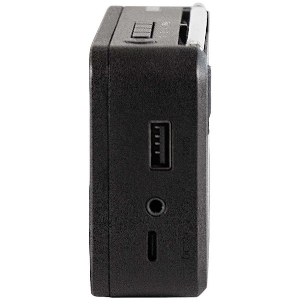 Kannettava DABMAN 17 DAB+/FM-radio Bluetooth Blackilla