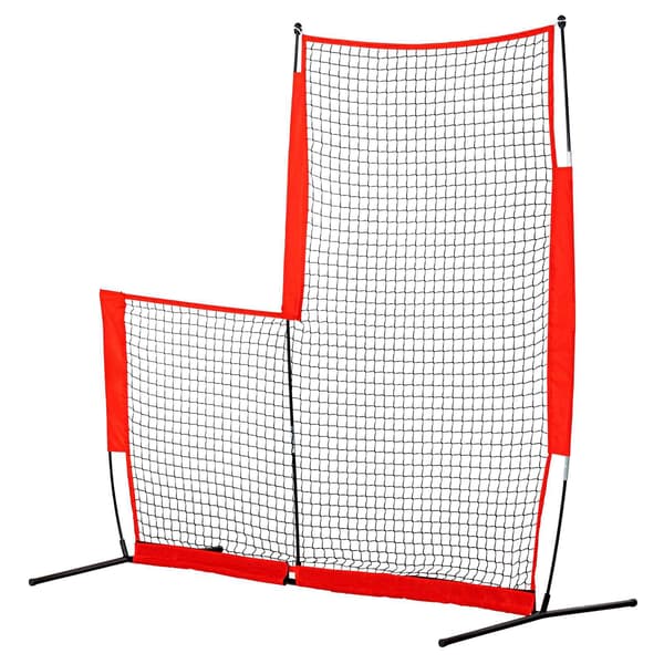 Baseboll Softboll L-skärm 7x7 Ft Pitcher Skyddsnät