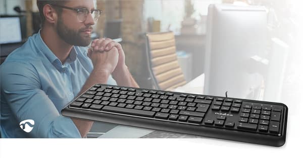 Wired Keyboard | USB-A | Multimedia | QWERTY | ND layout | Numerisk tastatur