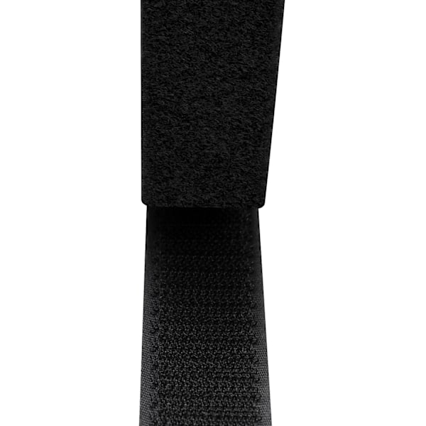 Velcro dobbeltsidet 25mm 5 meter Sort