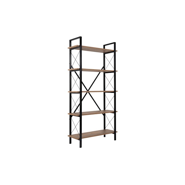 Bokhylla Elysian - Atlantic Pine, Black