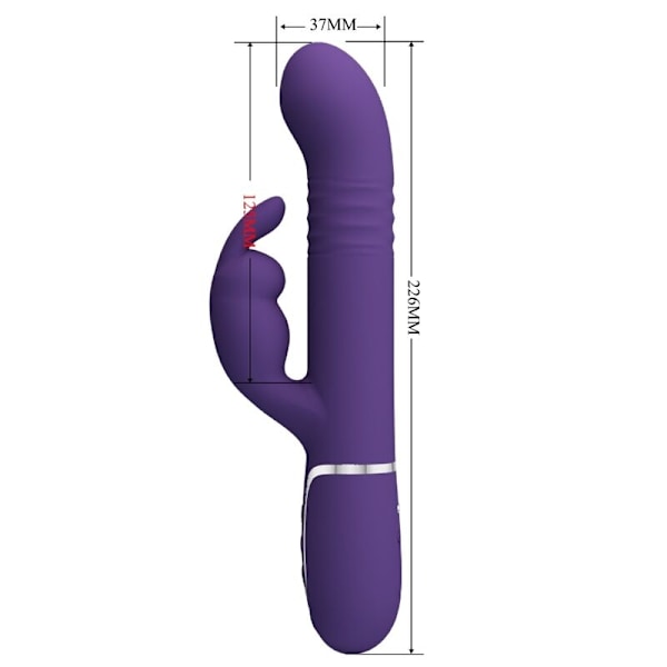 Pretty Love - Coale Rabbit Vibrator 4 i 1 lilla