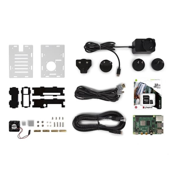 Raspberry Pi® 4 4Gb startpaket med kylfodral