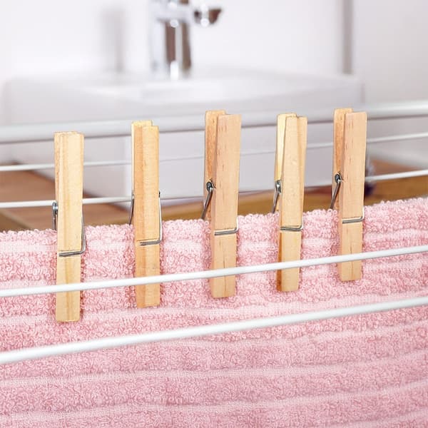 Bambu klädnypor, 100-pack