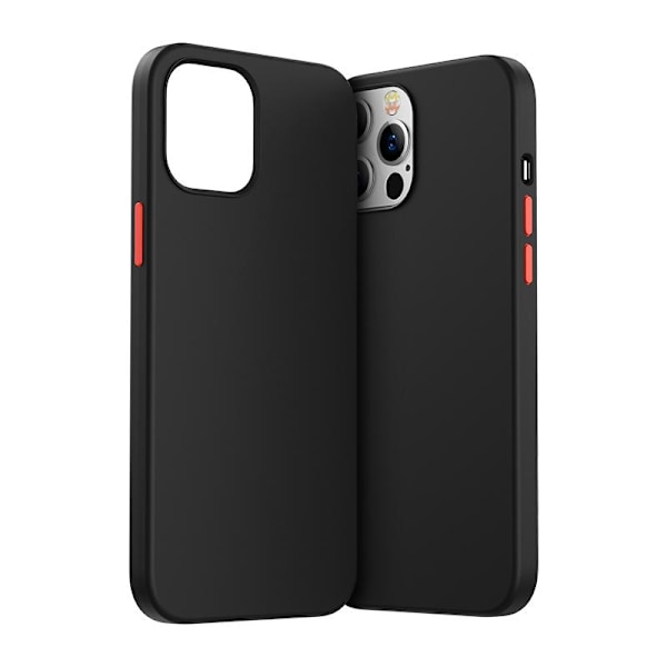 Beskyttelsescover til iPhone 12 Pro Max Color Series sort
