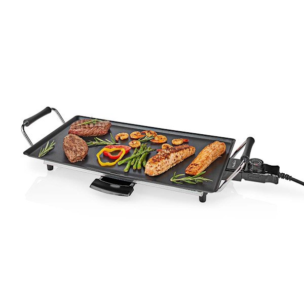 Teppanyaki Bordsgrill | Bakytan (l x b): 47.5 x 26.5 cm | 5 Värmeinställningar