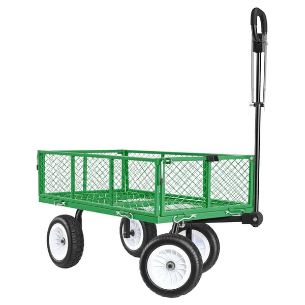 Trädgårdsvagn, kapacitet 400 kg, 28 cm PU-däck