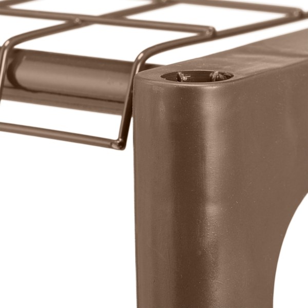 Kukkateline ruskeaa metallia 3 tasoa
