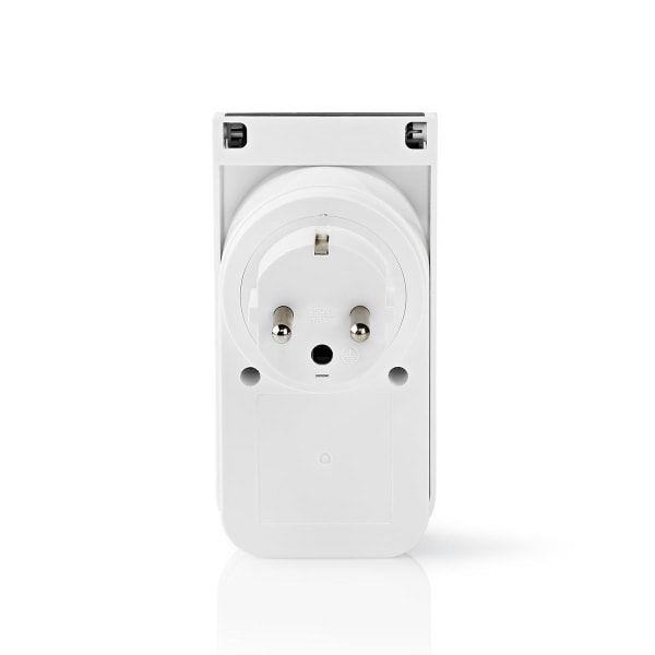SmartLife Älypistorasia | Wi-Fi | IP44 | Virtamittari | 3680 W | Maadoitettu virtaliitin / Tyyppi F (CEE 7/7) | -30 - 40 °C | Android™ / IOS | Harmaa