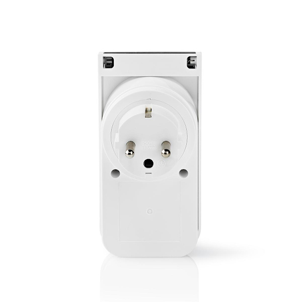 SmartLife Smart Plug | Wi-Fi | IP44 | Effektmåler | 3680 W | EU stik / Type F (CEE 7/7) | -30 - 40 °C | Android™ / IOS | Grå / Hvid | 1 stk.