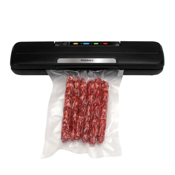 Vakuumforsegler 110W, Automatisk, 3 tilstande, Sort