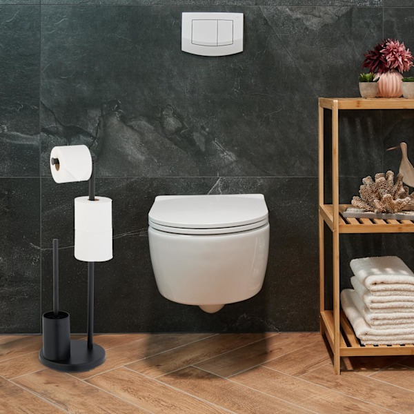 WC-garnitur med pappershållare