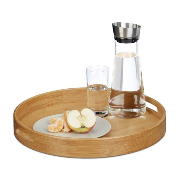 Serveringsbricka Bambu Rund