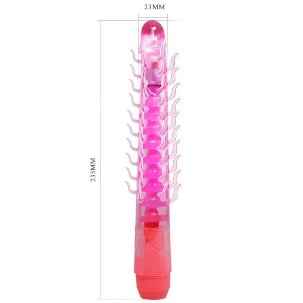 Baile - Flexi Vibe Sensual Spine Taivutettava värisevä dildo lila 23,5 cm