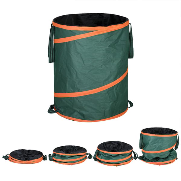 Haveaffaldsposer, 3-pak, 165 l, Holdbare, Sammenklappelige