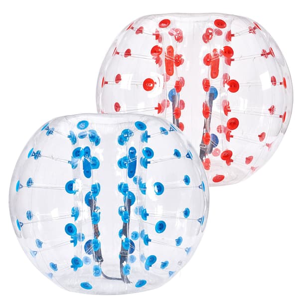Uppblåsbara stötfångarbollar 2-pack, 1,2 meter tjock PVC