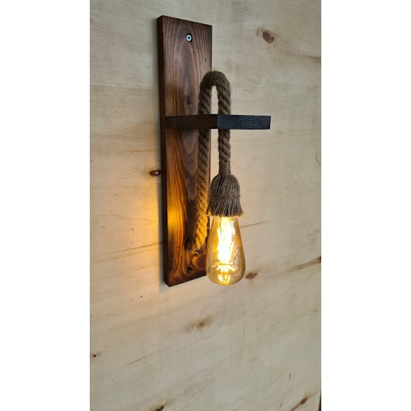 Vägglampa Ahşap Aplik 23