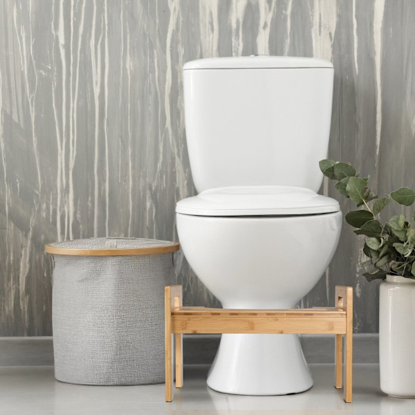 Bambuinen wc-istuin