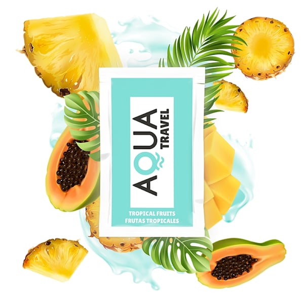 Aqua Travel - Tropical Fruits Flavor Vattenbaserat smörjmedel 6 Ml