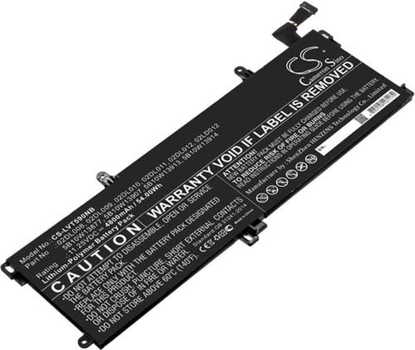 Batteri til Lenovo ThinkPad T590 osv