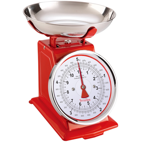 Køkkenvægt Tradition 500 Dual Rød 1L skål, 5 kg