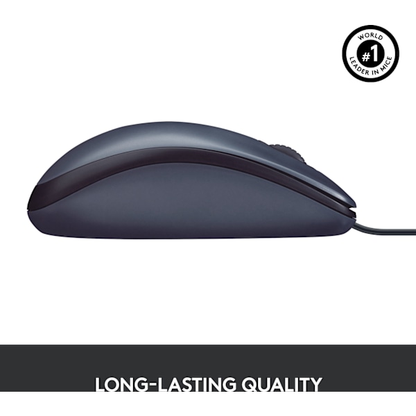 Logitech B100 - mus för affärsbruk, svart