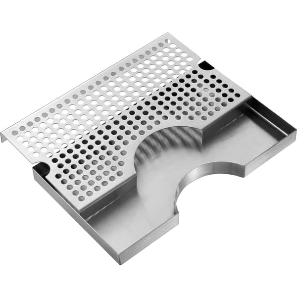 Kegerator öldroppbricka, 304 rostfritt stål, 30 x 18 cm