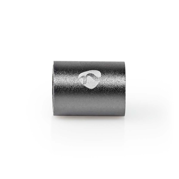 TosLink-adapteri | TosLink naaras | TosLink naaras | Suora | Metalli | Gun Metal Harmaa | 1 kpl | Laatikko