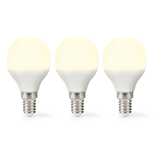 LED-lampa E14 | G45 | 4.9 W | 470 lm | 2700 K | Varm Vit | Matt
