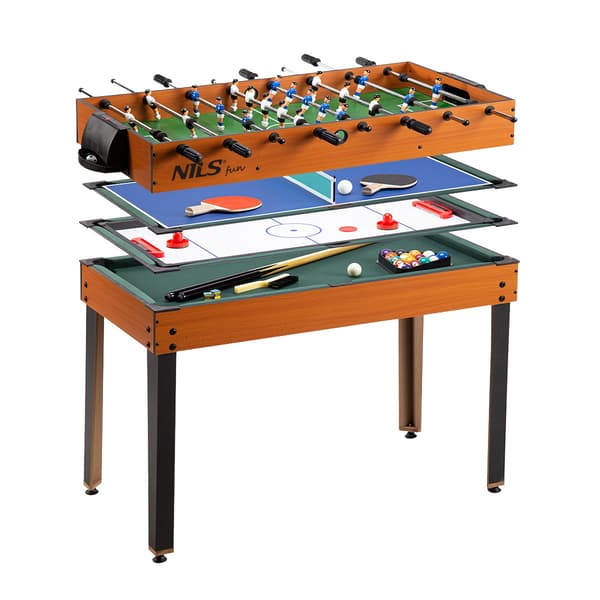 4-in-1 monipelipöytäsetti