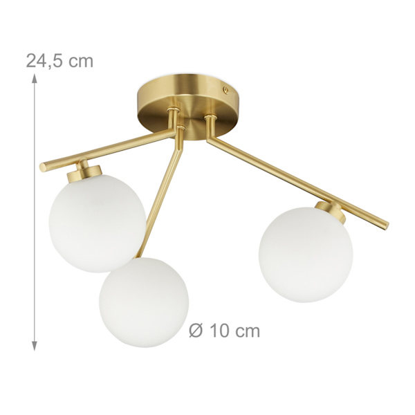 Loftslampe, 3-armet