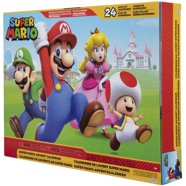 Super Mario Bros adventskalender med 24 samleobjekter
