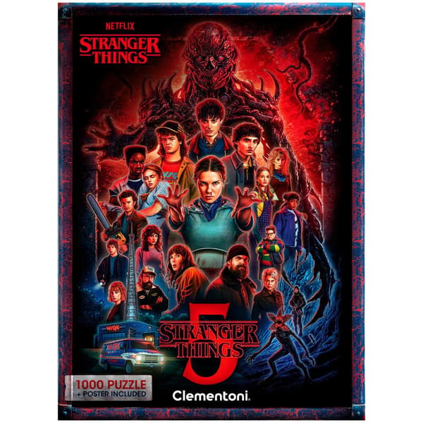 Stranger Things 5 ​​puslespil 1000 brikker