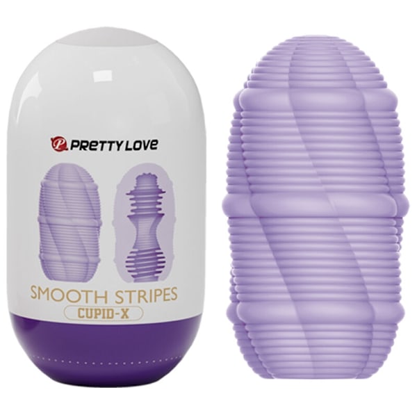 Pretty Love - Glatte Striber Amor Onani Æg