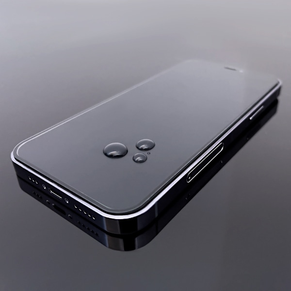 Erittäin kestävä karkaistu lasi koko näytölle Apple iPhone 11 Pro Max / XS Max musta