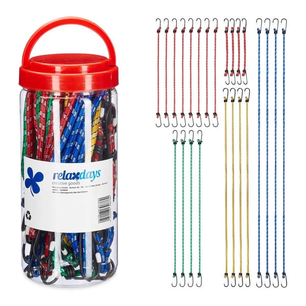 Bungee Cord Set med 24 st