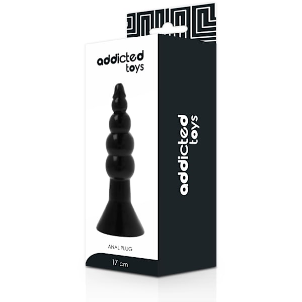 Addicted Toys - Analstik 17 Cm Sort