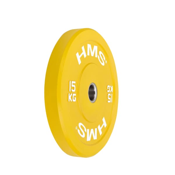 Bumper Olympic Plate, 15 KG, Gul