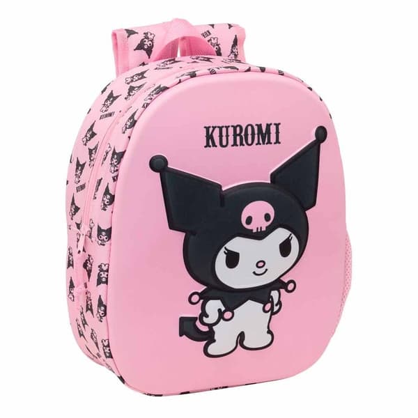 3D Kuromi rygsæk, 33 cm størrelse, perfekt til børn