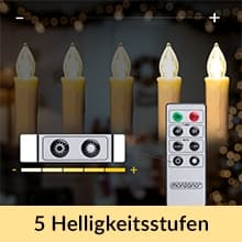 LED-julgransljus, 20 st, fjärrkontroll