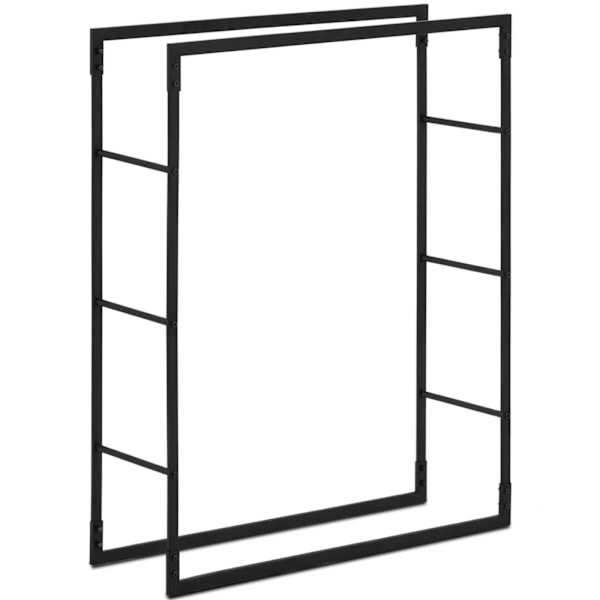 Metall rektangulärt vedställ LOFT upp till 40 kg 80 x 25 x 100 cm